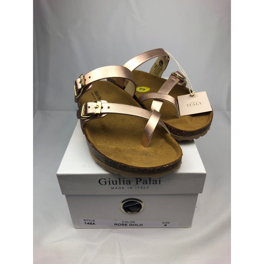 Giulia Palai NWT Rose Gold Girl’s Sandals